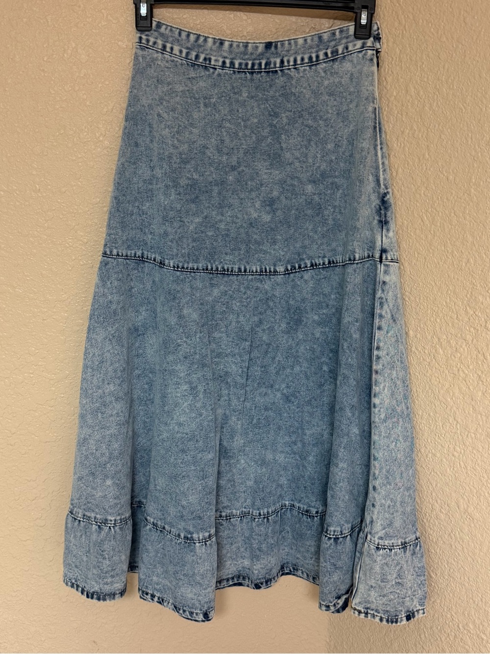 4/$20 Light Blue Denim A-Line Skirt